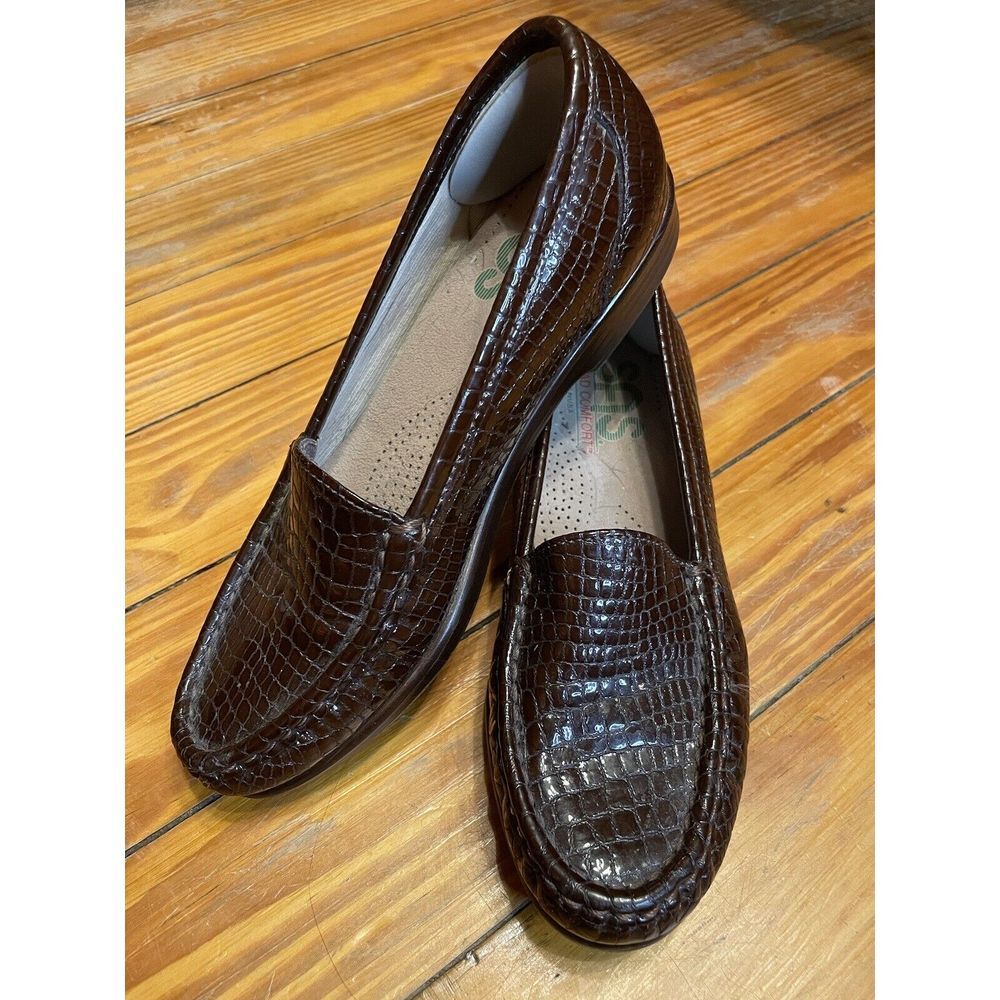 SAS Tripad Comfort Snakeskin Print Loafers Size‎ 6